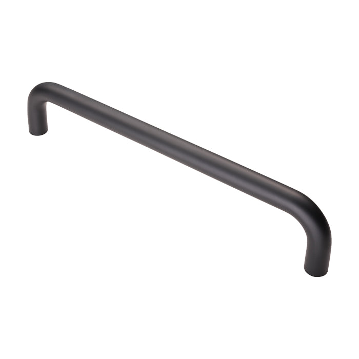 Eurospec - 19mm D Pull Handle 300mm Centres - Matt Black - CSD1300MB