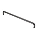 Eurospec - 19mm D Pull Handle, 450mm Centres - Matt Black - CSD1450MB - Choice Handles