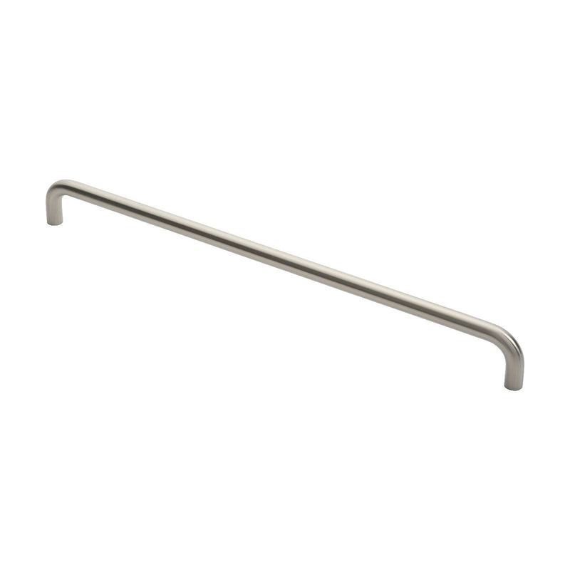 Eurospec - 19mm D Pull Handle 600mm Centres - Satin Stainless Steel - CSD1600SSS