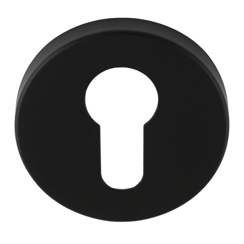 Eurospec - Euro Escutcheon - Matt Black - CSE1005MB - Choice Handles