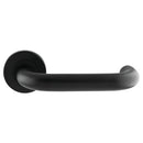 Nera Safety Lever On Sprung Rose - Matt Black - CSL1190MB - Choice Handles