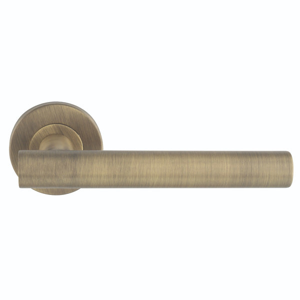 Eurospec - Philadelphia Lever on Sprung Rose  - Antique Brass - CSL1194AB