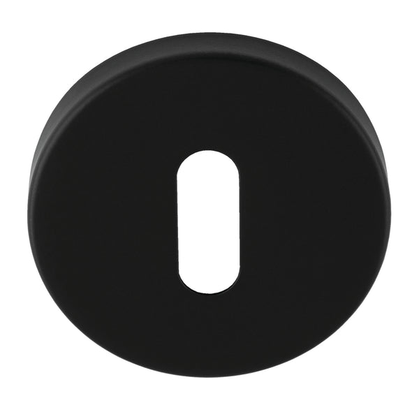 Eurospec - Standard Lock Escutcheon - Matt Black - CSP1005MB - Choice Handles