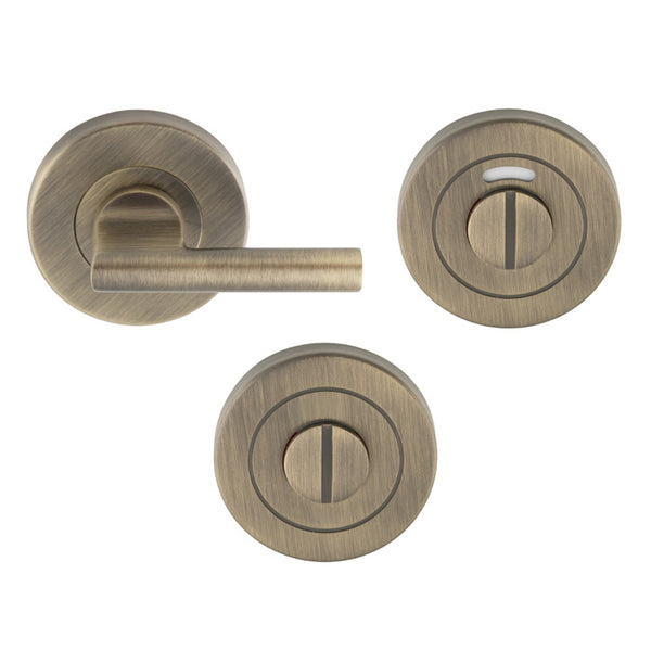 Eurospec - Disabled Thumbturn & Release - Antique Brass - CST1025AB