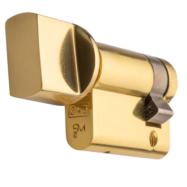 Eurospec - Euro Single Thumbturn 45mm - Polished Brass - CYA70445PB