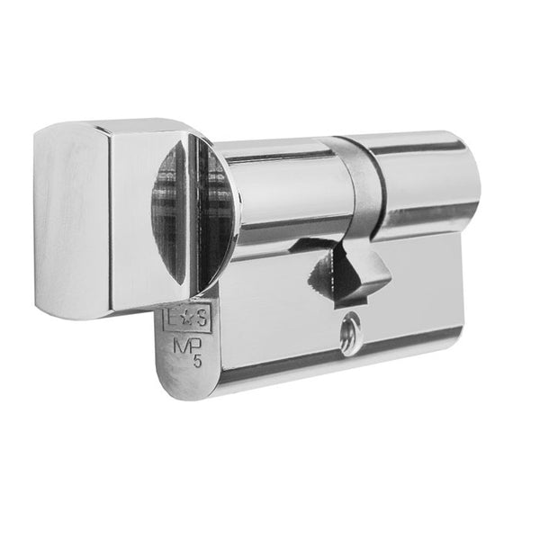 Eurospec - Euro Bathroom Cylinder and Turn70mm (35/35mm) - Polished Chrome - CYA70470PC