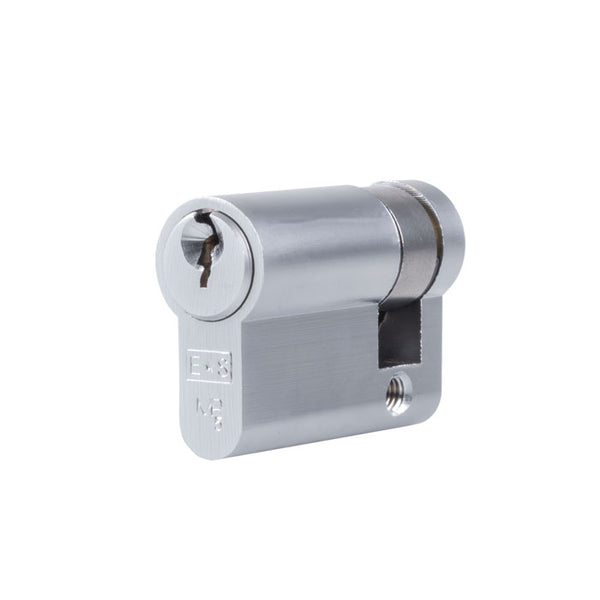Eurospec - Euro Single Cylinder 45mm (35/10mm) - Satin Chrome - CYA71145SC