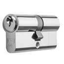 Eurospec - Euro Double Cylinder 70mm (35/35mm) - Polished Chrome - CYA71270PC - Choice Handles