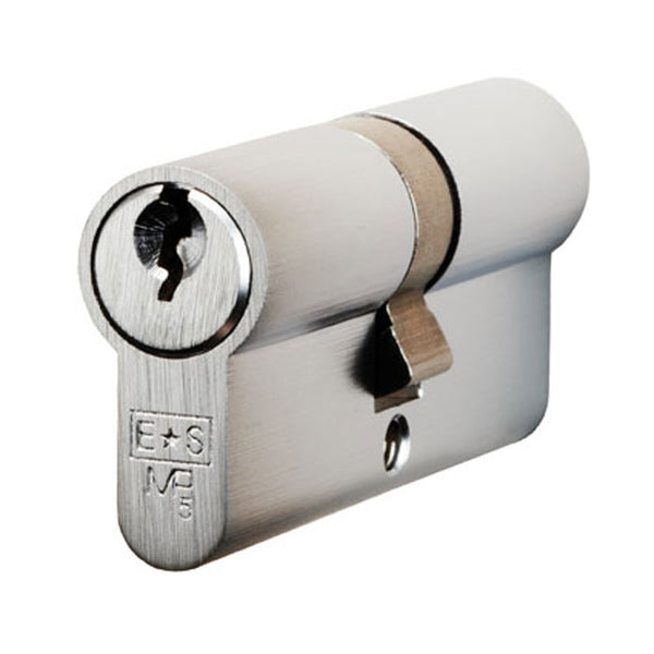 Eurospec - Offset Euro Double Cylinder 90mm (40/50mm) - Satin Chrome - CYA7124050SC
