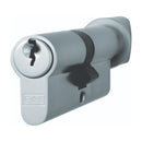 Eurospec - Euro Cylinder and Turn 70mm (35/35mm) - Satin Chrome - CYA71370SC - Choice Handles