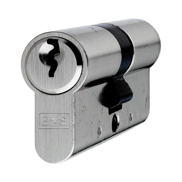 Eurospec - Contract Range 5 Pin Euro Double Cylinder 70mm (35/35mm) - Nickel Plate - CYC71260NP