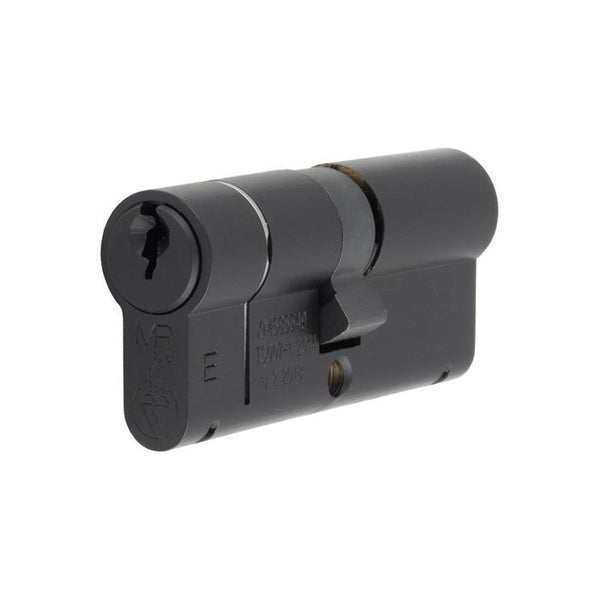 Eurospec - MPX6 Euro Double Cylinder-Matt Black-MK-70mm - CYF77270MB