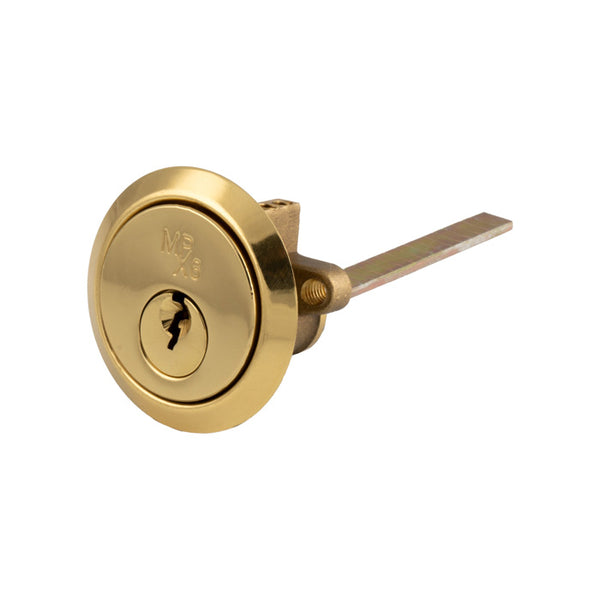 Eurospec - MPX6 Standard RIM Cylinder-Polished Brass-MK - CYF79524PB