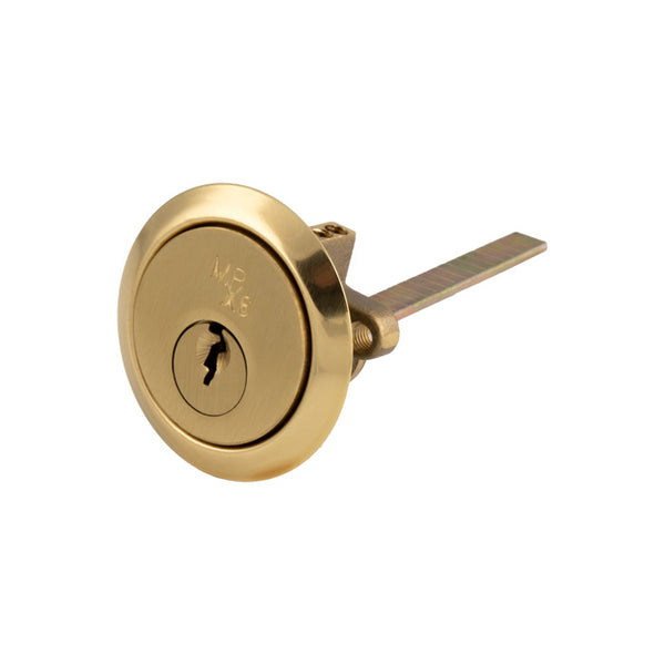 Eurospec - MPX6 Standard RIM Cylinder-Satin Brass-MK - CYF79524SB