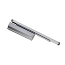 Eurospec - Surface Mounted Slim H.E Door Closer Variable Power size 2-4 - Silver - DCC2024SM/SV - Choice Handles