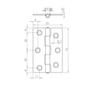 Aluminium Pull Handles w/ Plate 375x75mm Satin Anodised Aluminium - J1602