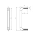 Turn & Release 50mm Satin Anodised Aluminium - J4676B