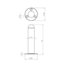 Frelan - Handrail Bracket 64mm - Black Antique - JAB91 - Choice Handles