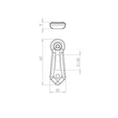 Frelan -  Finger Plate 280mm x 78mm - White - JC11 - Choice Handles