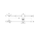 Frelan - Scroll Door Handles On Short Backplate - Latch - Satin Chrome - JV11SC - Choice Handles