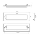 Frelan - Surface Bolt 200mm - Satin Nickel - JV169SN - Choice Handles