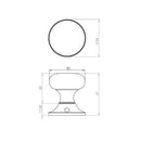 Frelan - Gravity Letterplate 254mm x 76mm - Polished Brass - JV16PB - Choice Handles