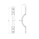 Frelan - Sash Window Handle 125mm - Polished Brass - JV194APB - Choice Handles