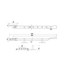 Frelan - Heavy Casement Spoon End Window Stay 305mm (12") - Polished Chrome - JV44BPC - Choice Handles