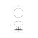Jedo Throw Over Catch 54mm 54mm Polished ChromeJV4434PC