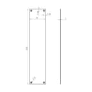 Frelan  - Modena Door Handles On Round Rose  - Satin Chrome/Polished Chrome - JV780PCSC - Choice Handles