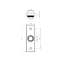 Frelan - Telescopic PVCu Sleeved Letterplate 274mm x 71mm - Black Antique - JAB113 - Choice Handles