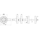 Turns & Releases F2 Finish Satin Anodised Aluminium - SAA20