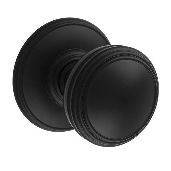 Carlisle Brass - Delamain Plain Knob - Matt Black - DK35CMB - Choice Handles