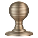 Carlisle Brass - Delamain Reeded Knob - Satin Nickel - DK37CSN - Choice Handles