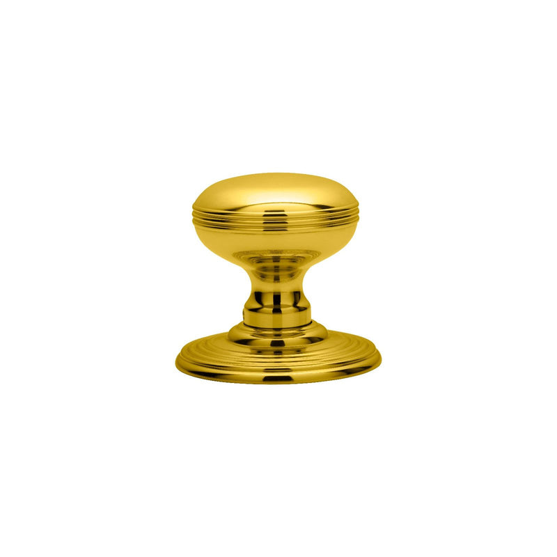 Carlisle Brass - Delamain Ringed Knob - Polished Brass - DK39C - Choice Handles