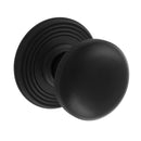 Carlisle Brass - Delamain Ringed Knob - Matt Black - DK39CMB - Choice Handles