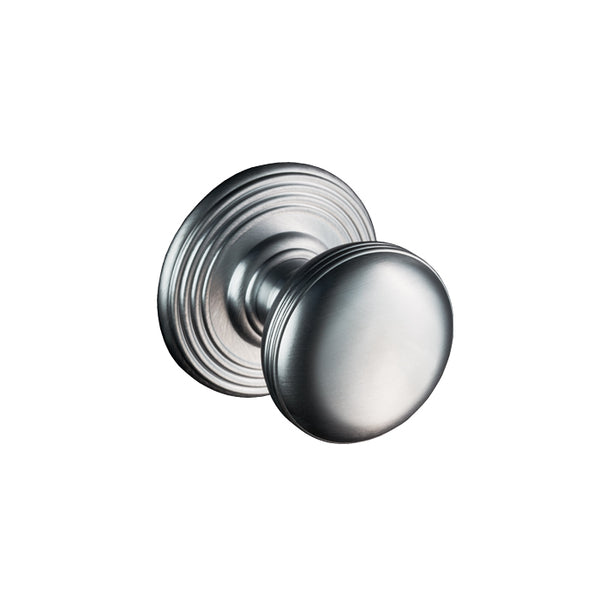 Carlisle Brass - Delamain Ringed Knob - Satin Chrome - DK39CSC - Choice Handles