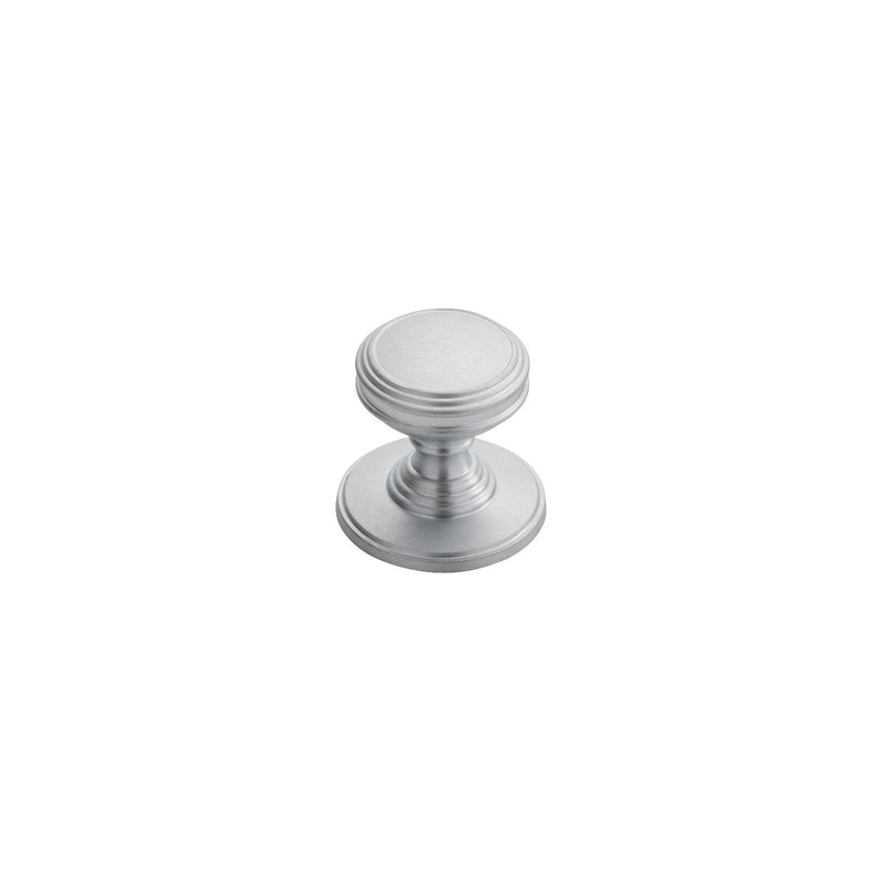 Carlisle Brass - Delamain Plain Knob 25mm - Satin Chrome - DK47BSC - Choice Handles