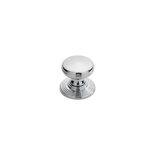 Carlisle Brass - Delamain Ringed Knob 28mm - Polished Chrome - DK49BCP - Choice Handles