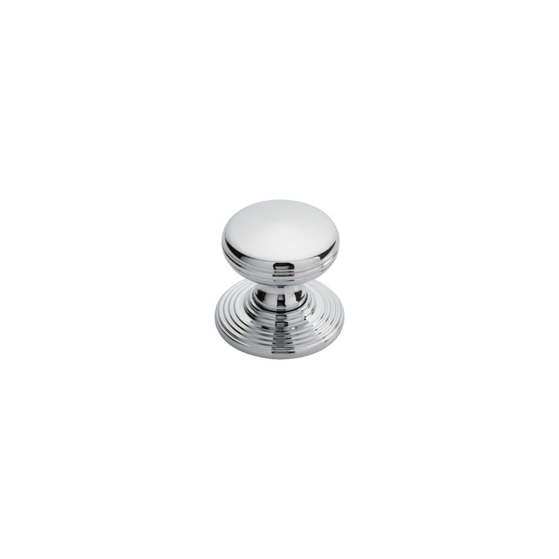 Carlisle Brass - Delamain Ringed Knob 28mm - Polished Chrome - DK49BCP - Choice Handles