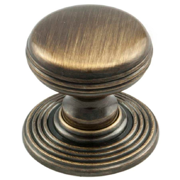 Carlisle Brass - Delamain Ringed Knob 28mm - Florentine Bronze - DK49BFB - Choice Handles