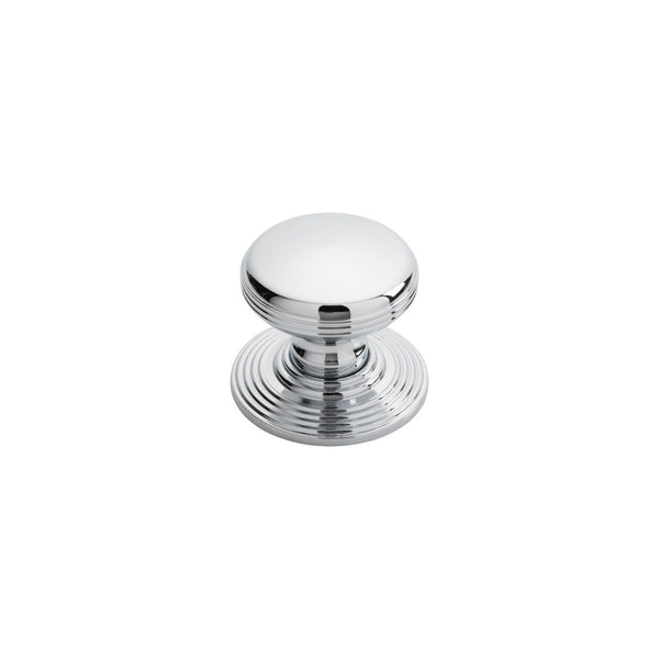 Carlisle Brass - Delamain Ringed Knob 35mm - Polished Chrome - DK49CCP - Choice Handles