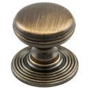 Carlisle Brass - Delamain Ringed Knob 35mm - Florentine Bronze - DK49CFB - Choice Handles