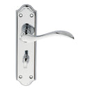 Carlisle Brass - Madrid Lever on WC Backplate - Polished Chrome - DL192CP - Choice Handles