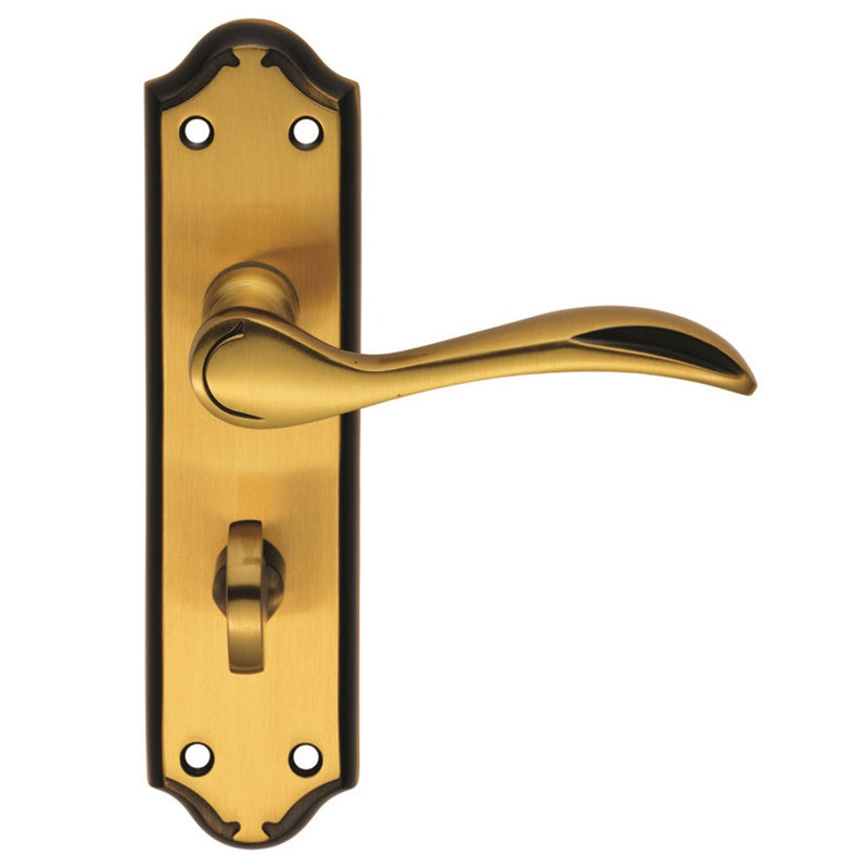 Carlisle Brass - Madrid Lever on WC Backplate - Florentine Bronze - DL192FB - Choice Handles