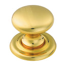 Carlisle Brass - Victorian Knob 25mm - Polished Brass - DL47A - Choice Handles