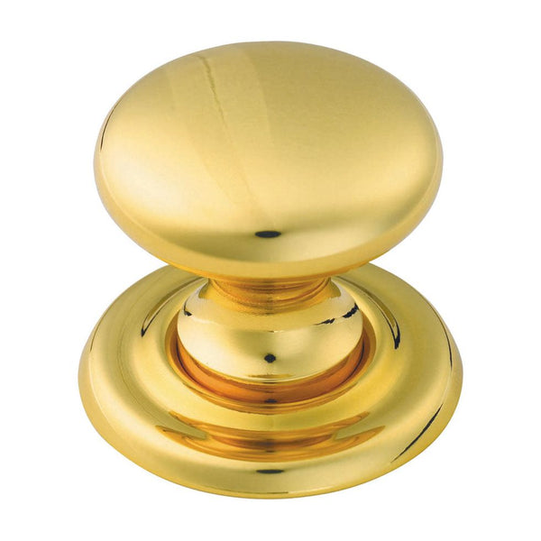 Carlisle Brass - Victorian Knob 25mm - Polished Brass - DL47A - Choice Handles