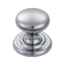 Carlisle Brass - Victorian Knob 32mm - Polished Chrome - DL47BCP - Choice Handles