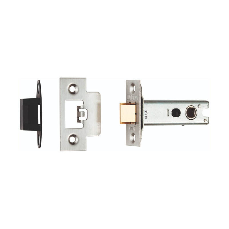 Carlisle Brass - Heavy Duty Tubular Mortice Latch 128mm - Stainless Steel - DL5050SS