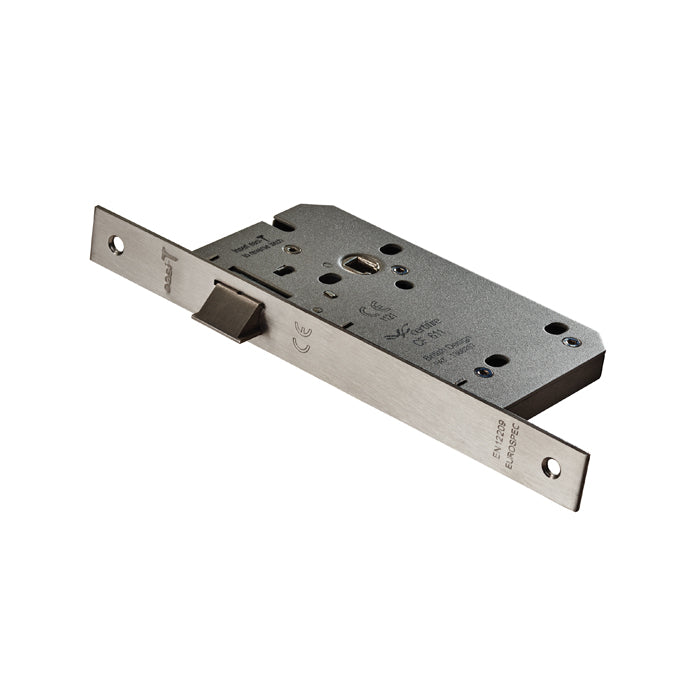 Eurospec - Din Latch, 55mm Backset  - Satin Stainless Steel DLE0055LSSS - Choice Handles